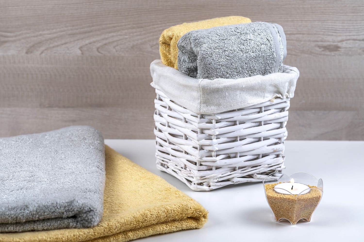 Coppia: Salvietta 40x60cm e Ospite 60x100cm